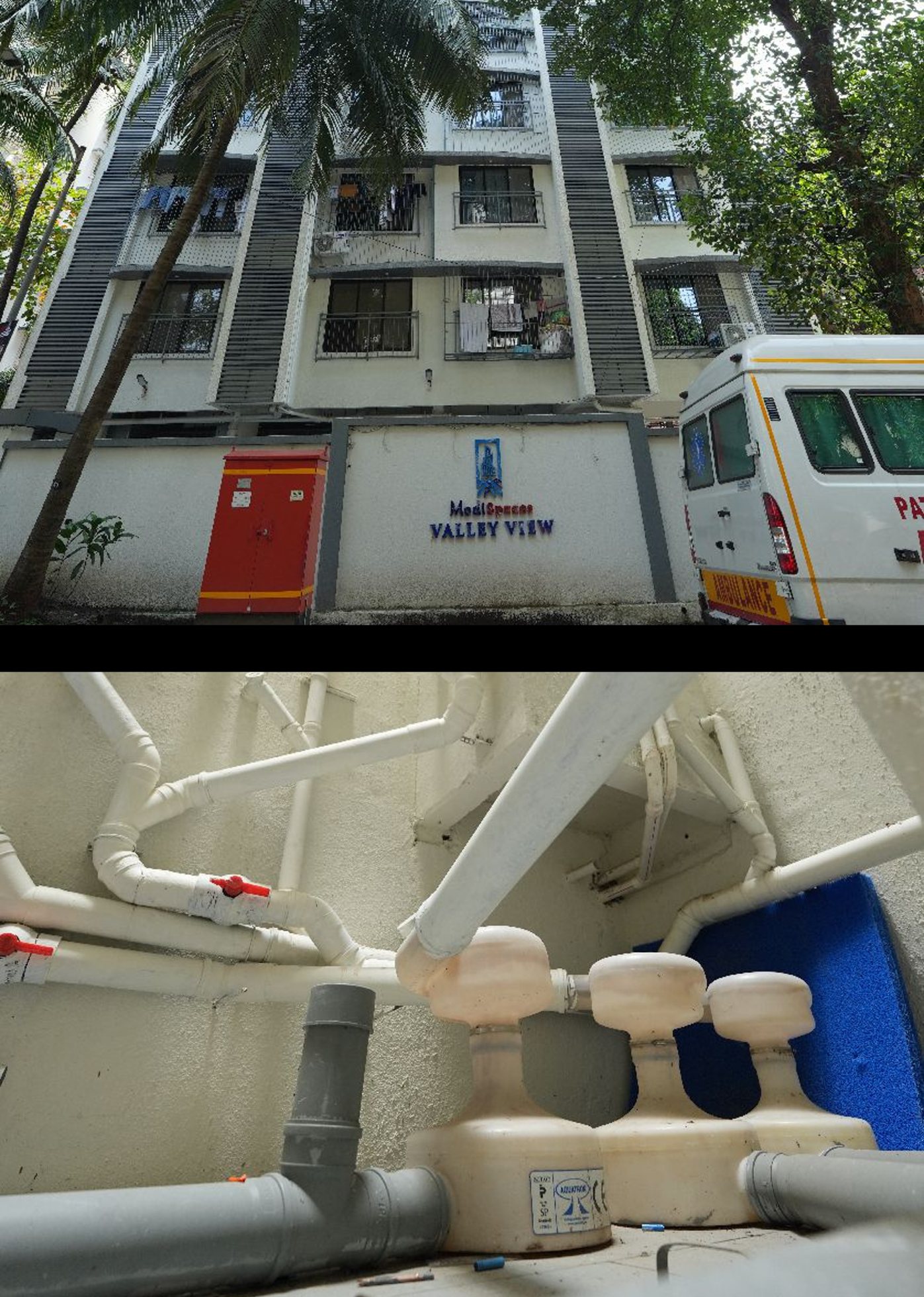 Building with an Aquatron STP installation and the plant room